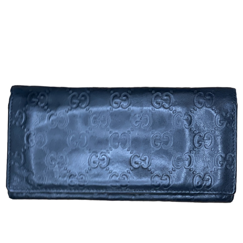 GUCCI Guccissima Long Wallet